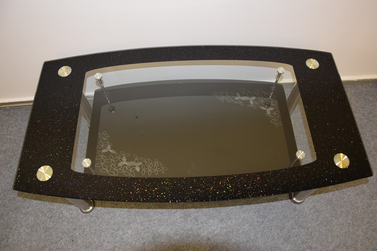 stolik kawowy szklany - jak nowy