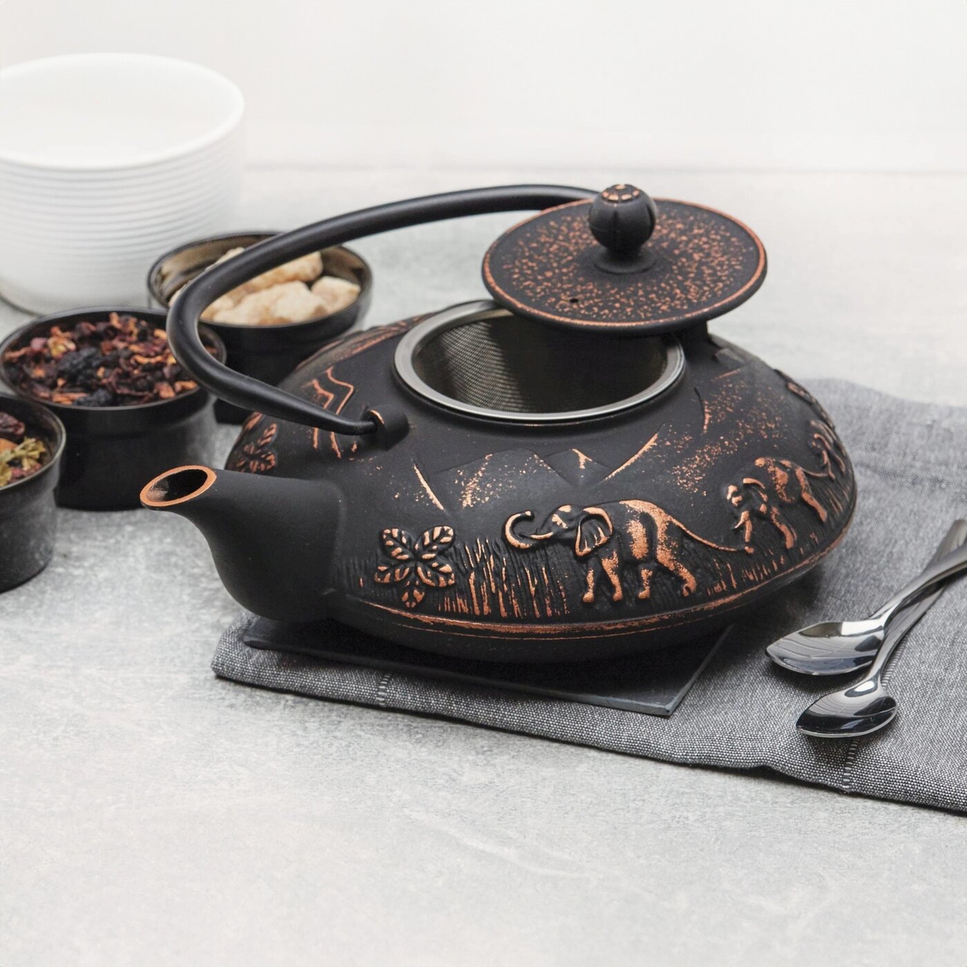 imbryk z zaparzaczem - nowy