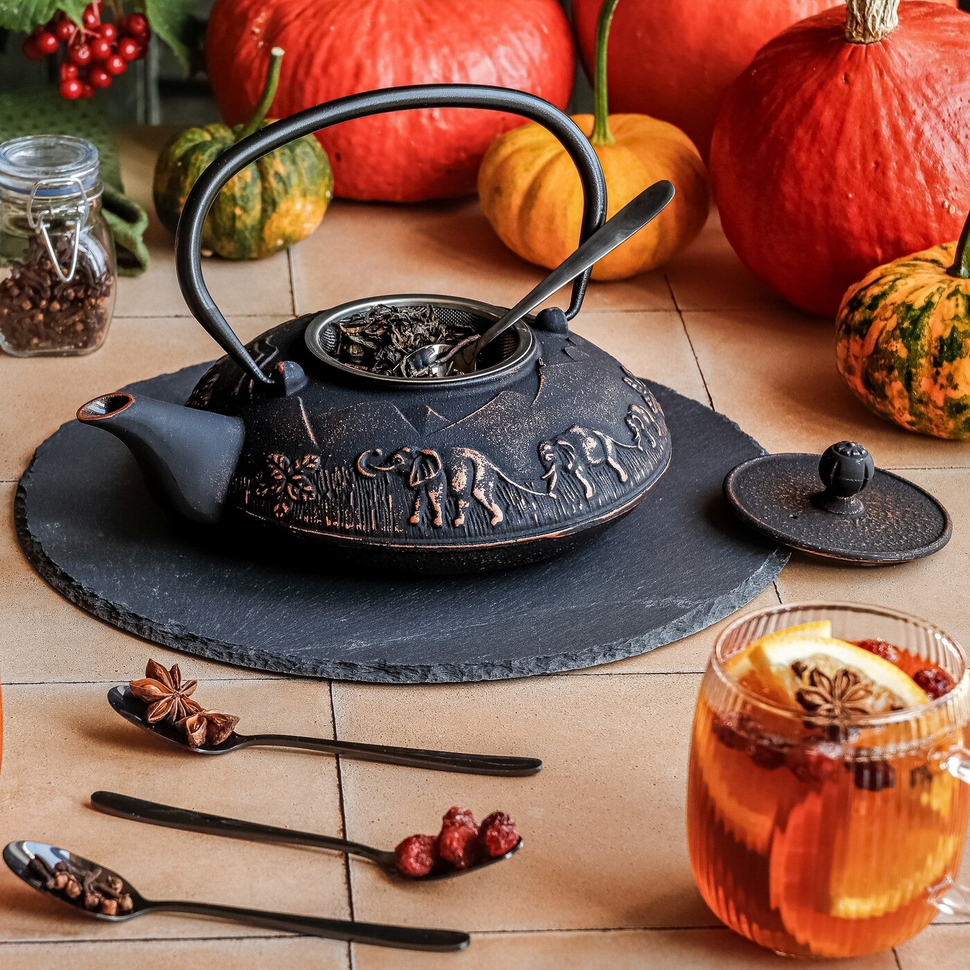 imbryk z zaparzaczem - nowy