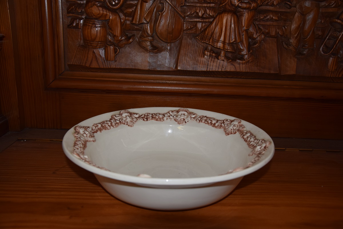 ceramiczny dzban z misą - jak nowy