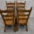 krzesła dębowe 4 sztuki - jak nowe
