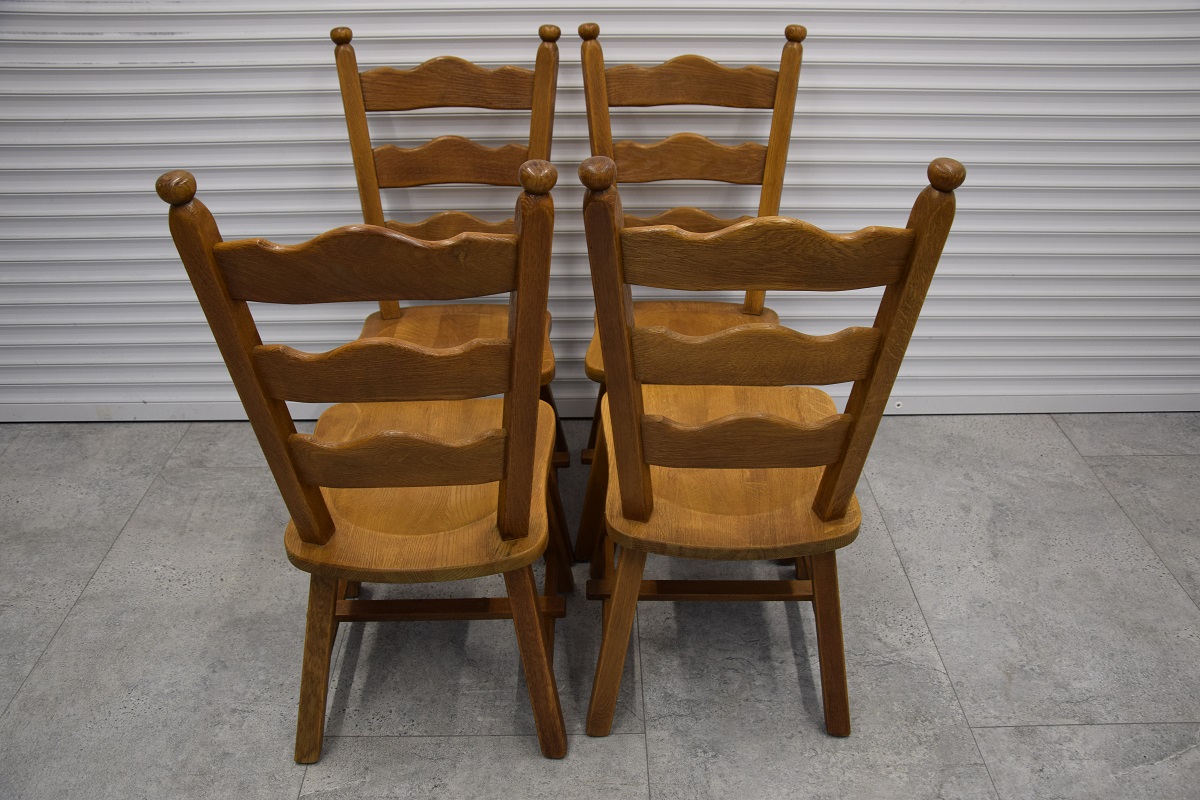 krzesła dębowe 4 sztuki - jak nowe