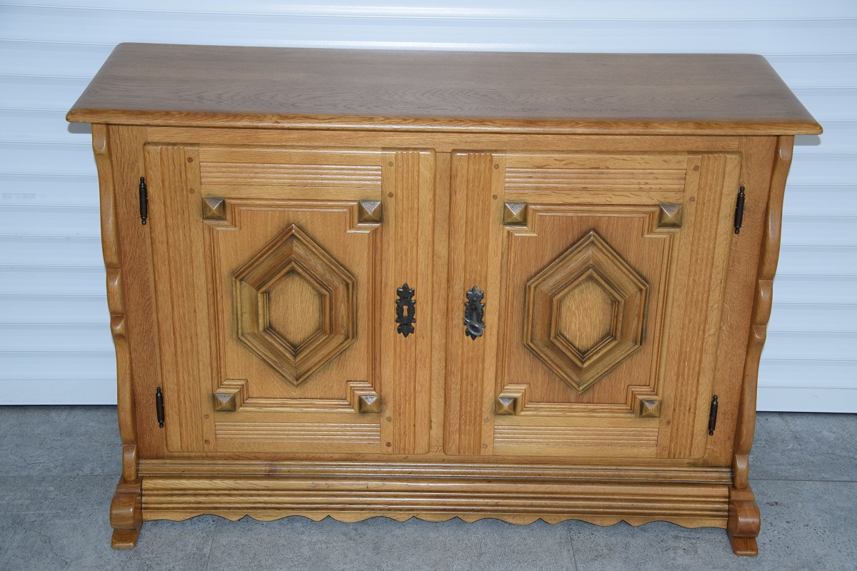 komoda dębowa - jak nowa