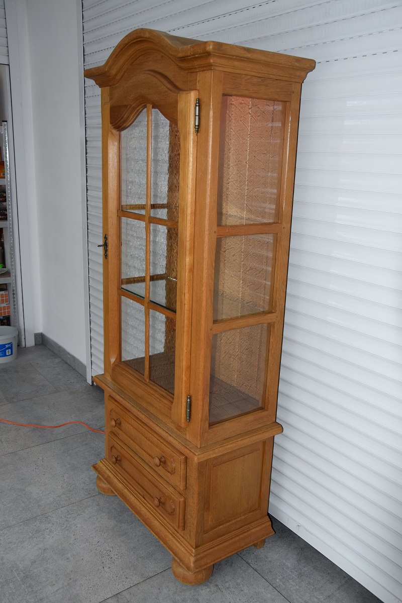 witryna z drewna dębowego - jak nowa