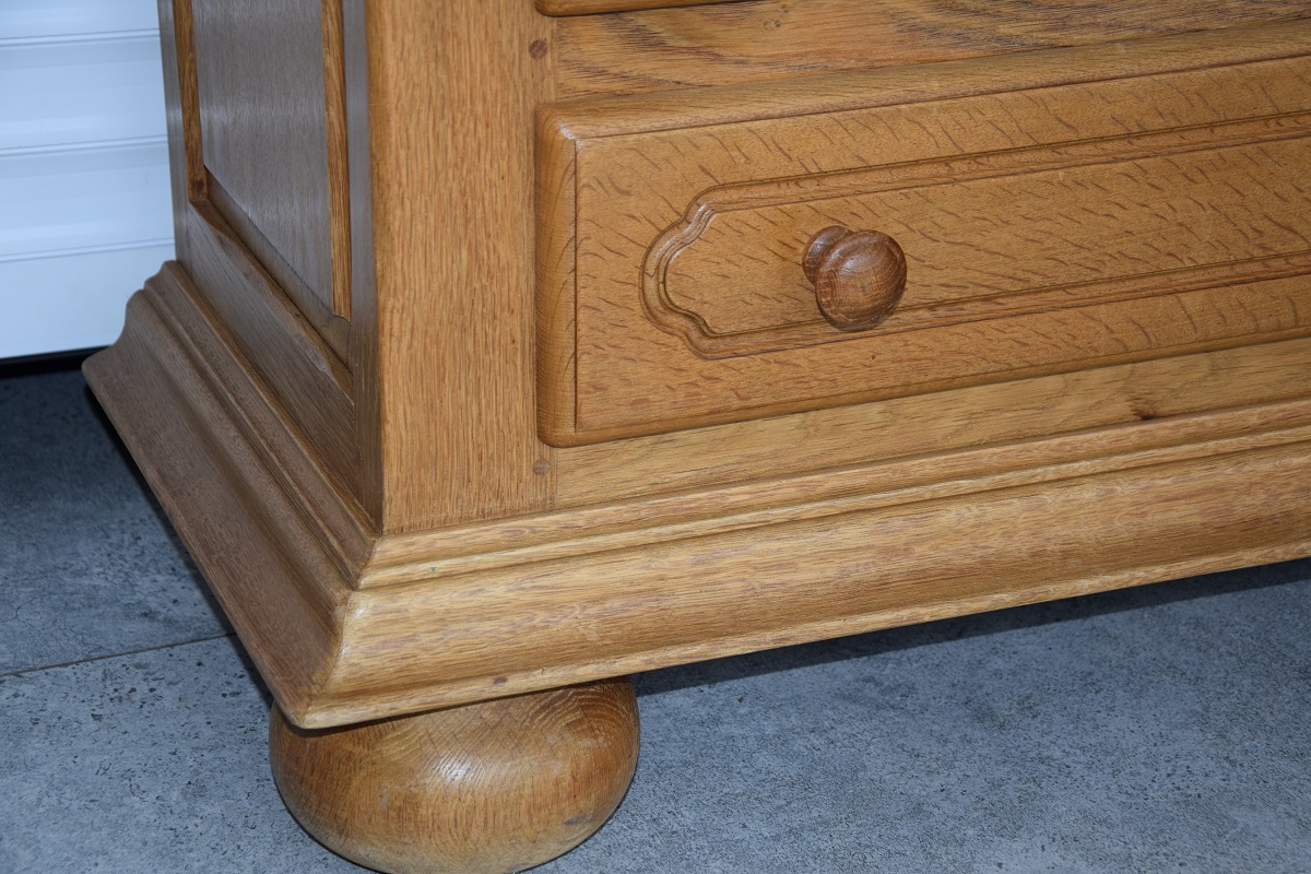 witryna z drewna dębowego - jak nowa