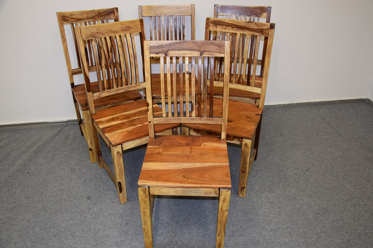 krzesła 6 sztuk - komplet jak nowy