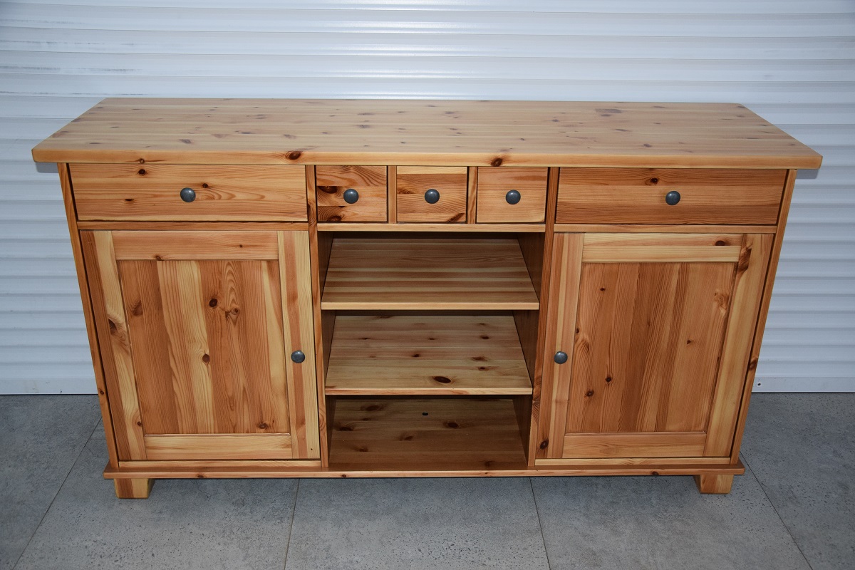 komoda z drewna sosnowego - jak nowa