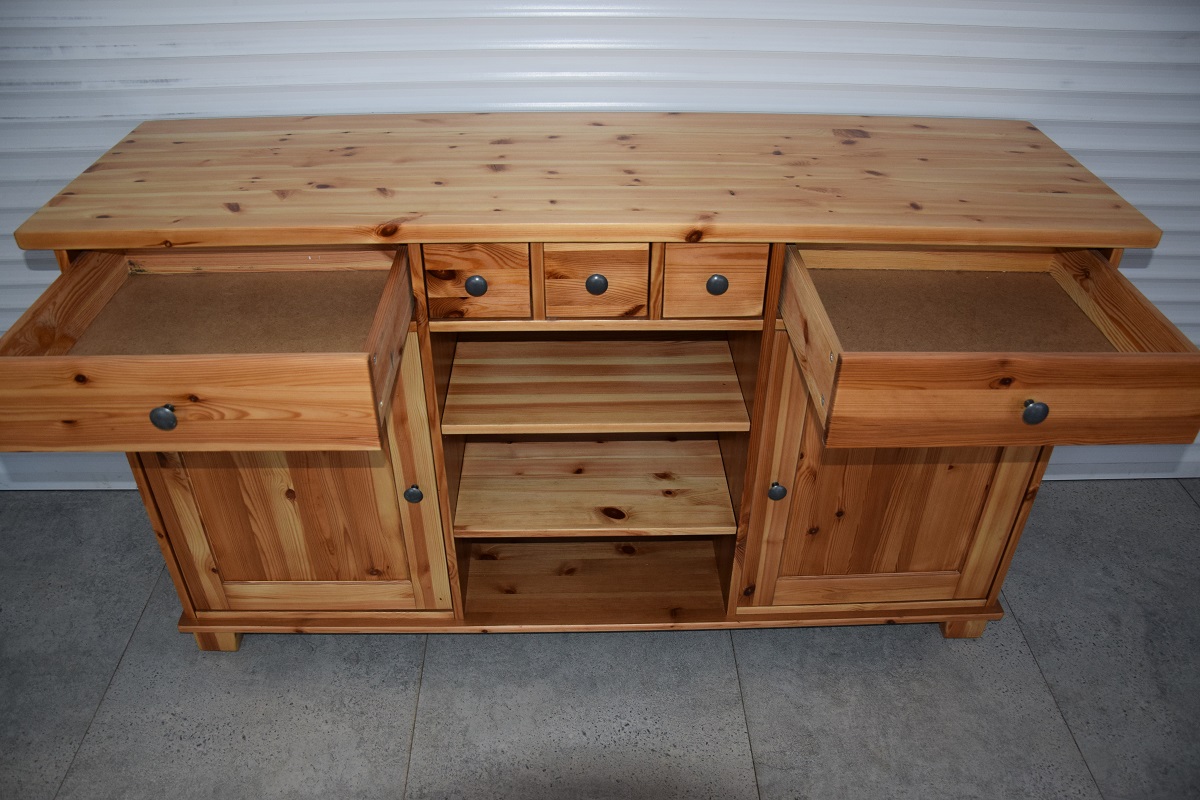 komoda z drewna sosnowego - jak nowa