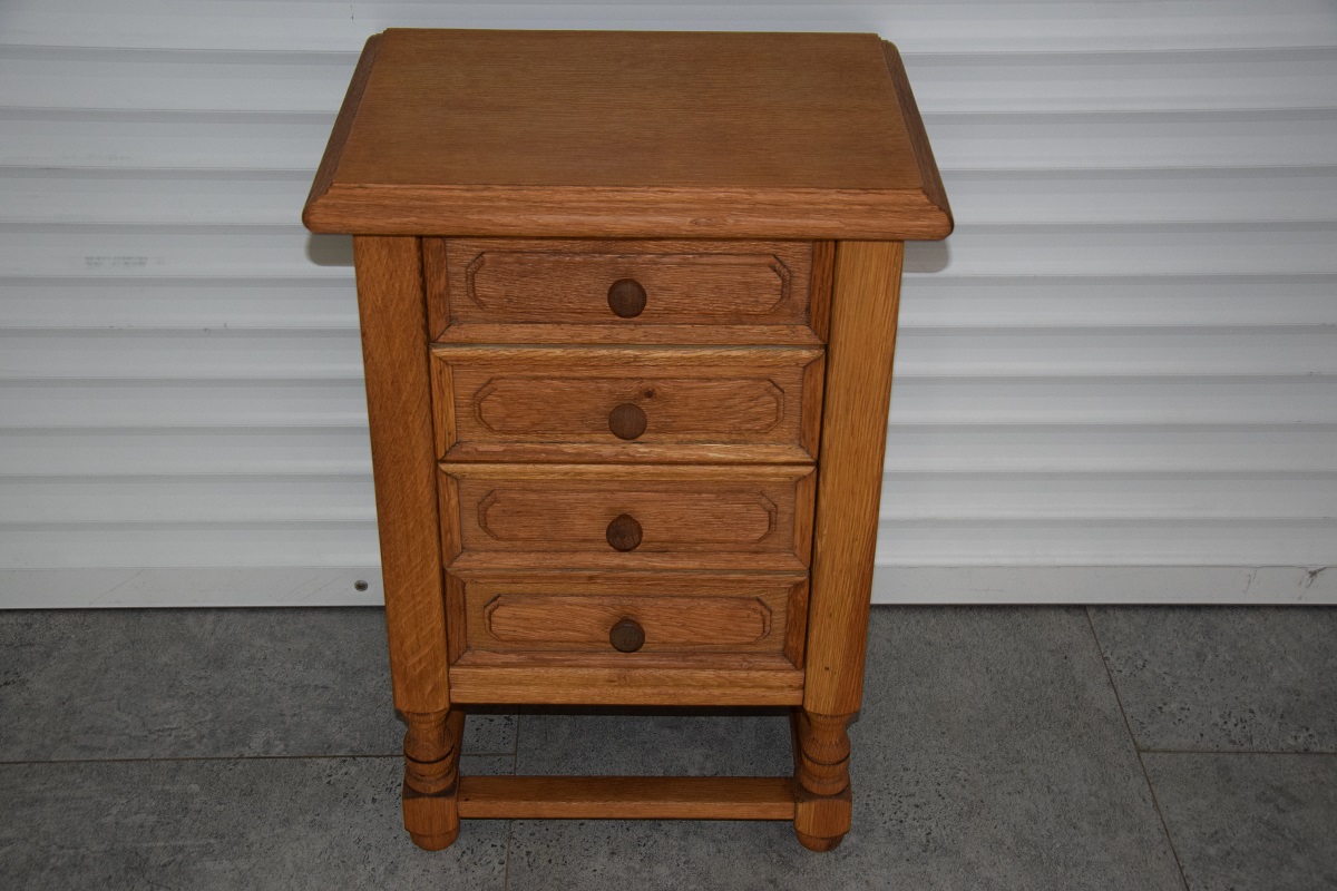 szafka z szufladami z drewna dębowego - super stan