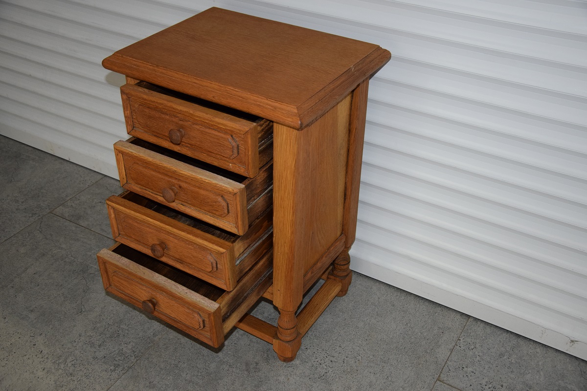 szafka z szufladami z drewna dębowego - super stan