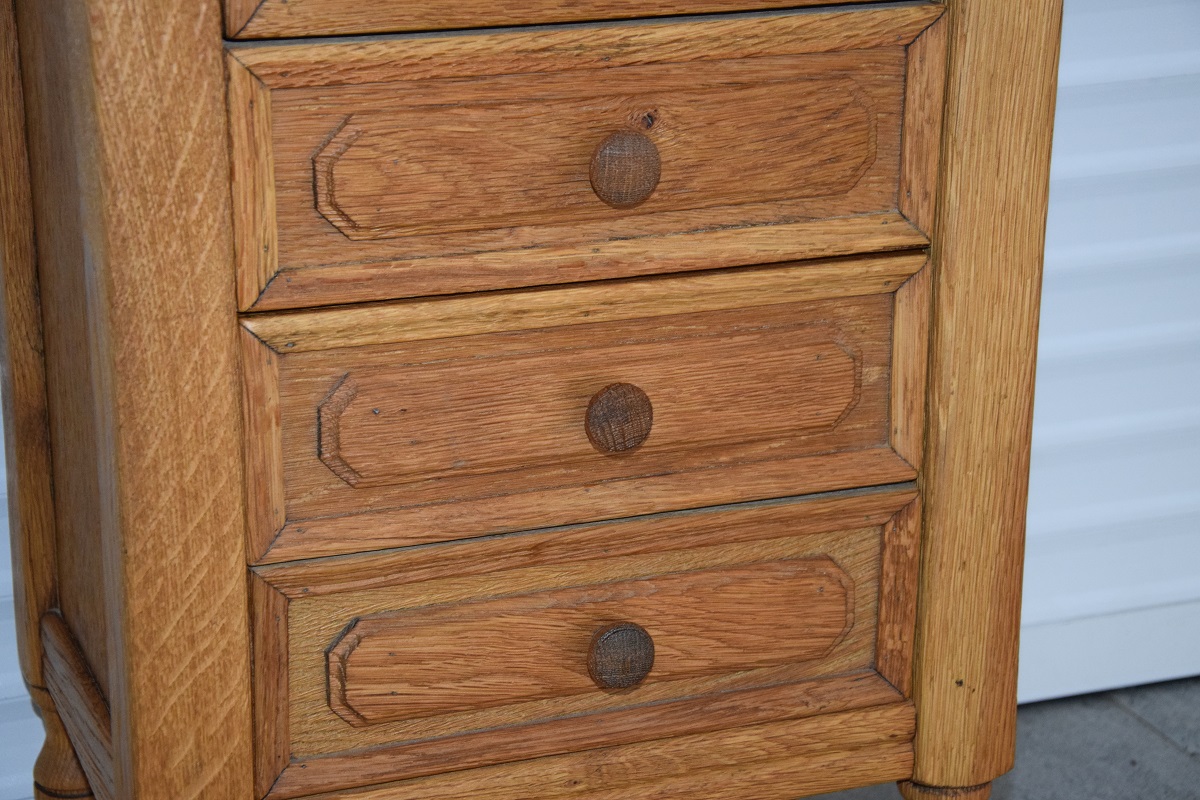 szafka z szufladami z drewna dębowego - super stan