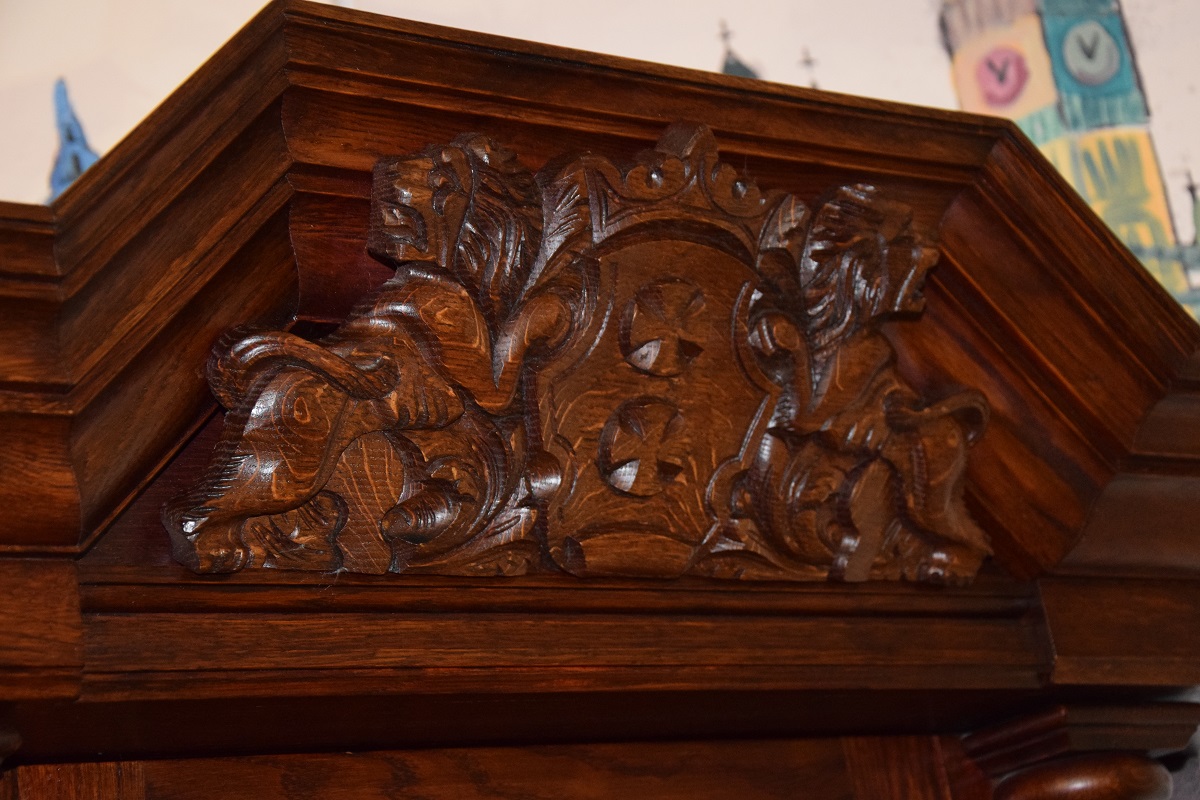 witryna narożna - meble gdańskie - stan idealny