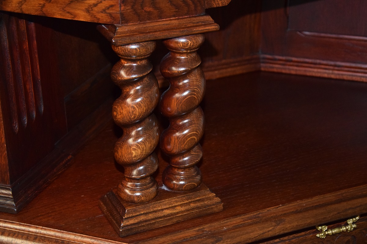 witryna narożna - meble gdańskie - stan idealny