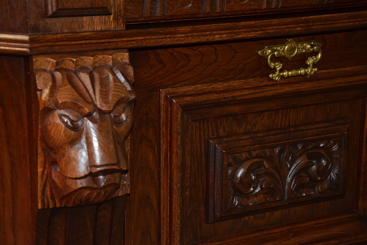 witryna narożna - meble gdańskie - stan idealny