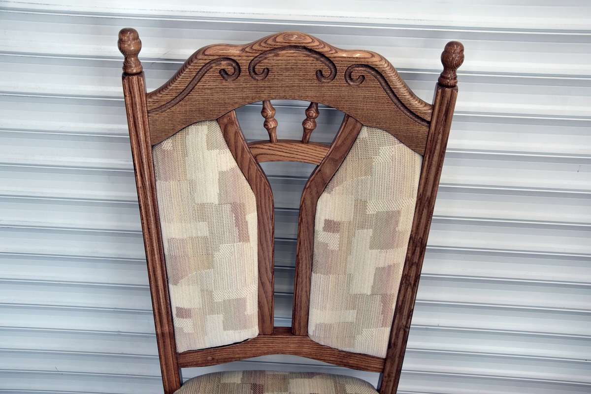 krzesła dębowe 6 szt - jak nowe