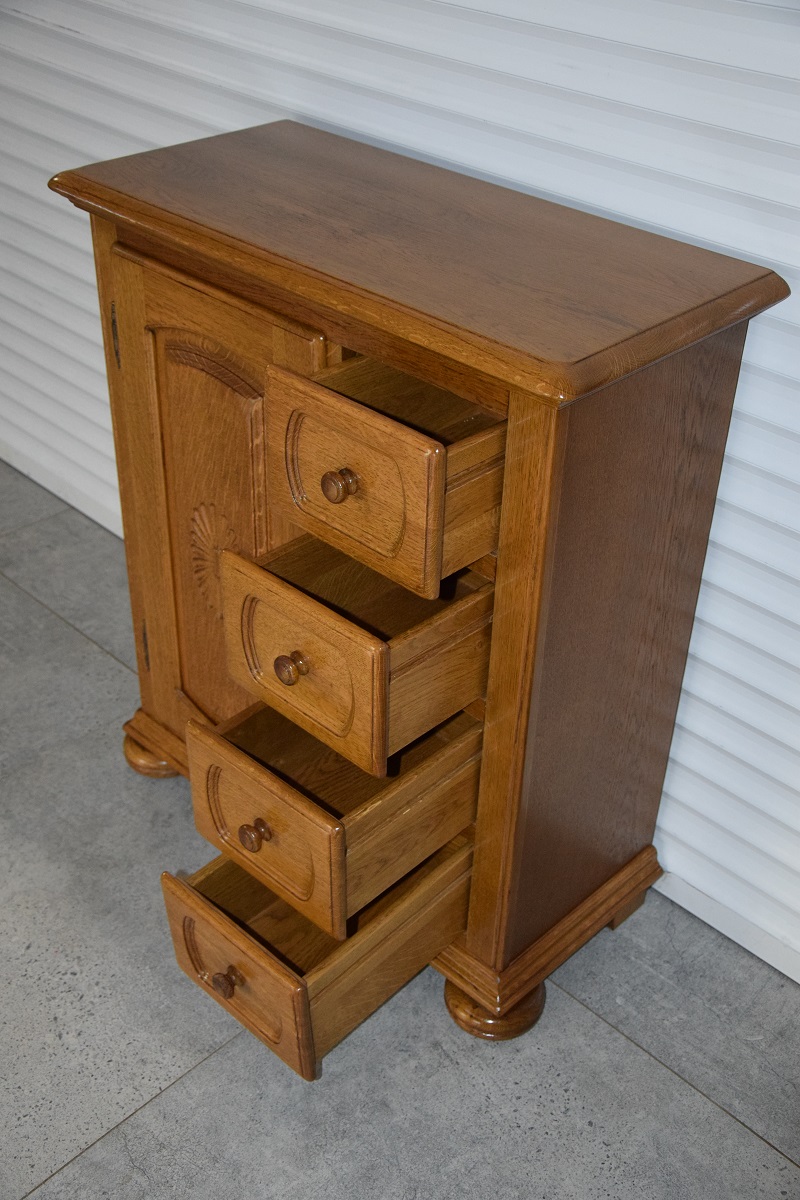 komoda z drewna dębowego - jak nowa